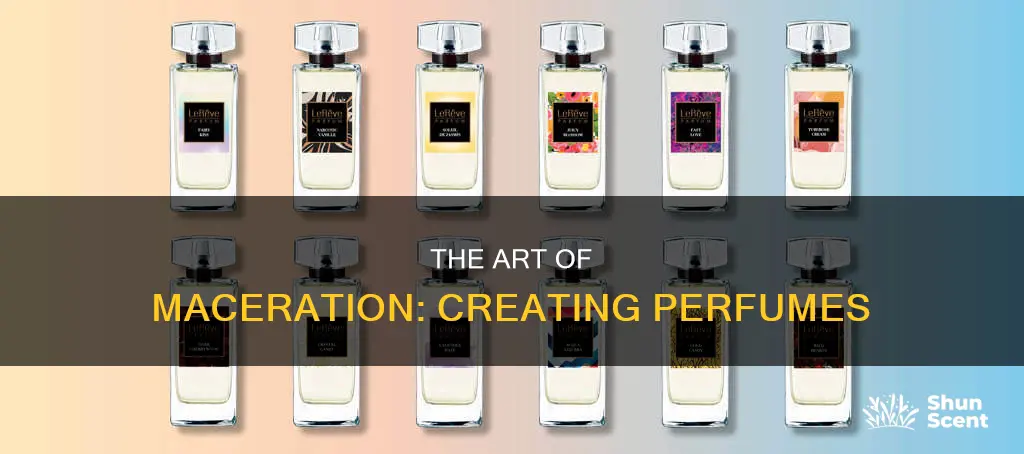 how do you macerate perfume