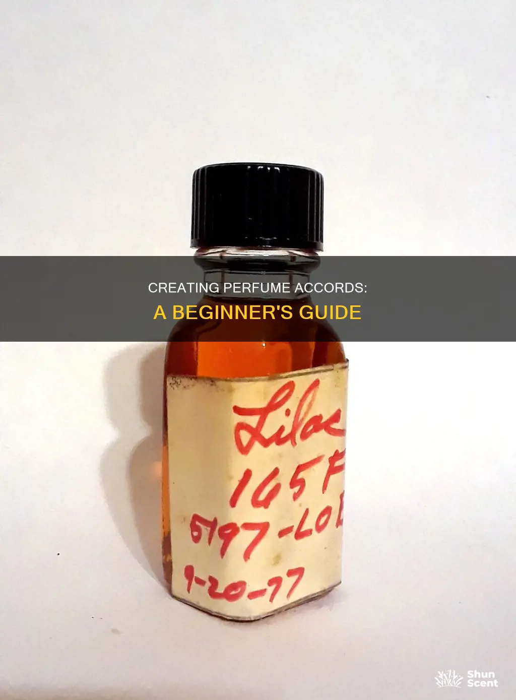 how do you make a perfume accord