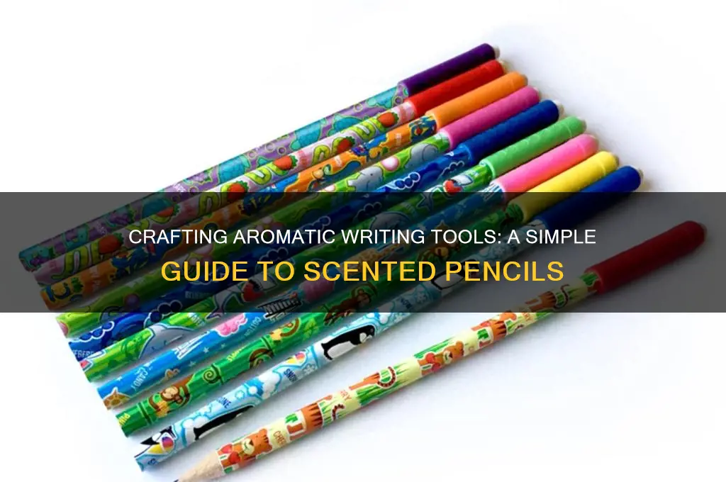how do you make a scented pencil