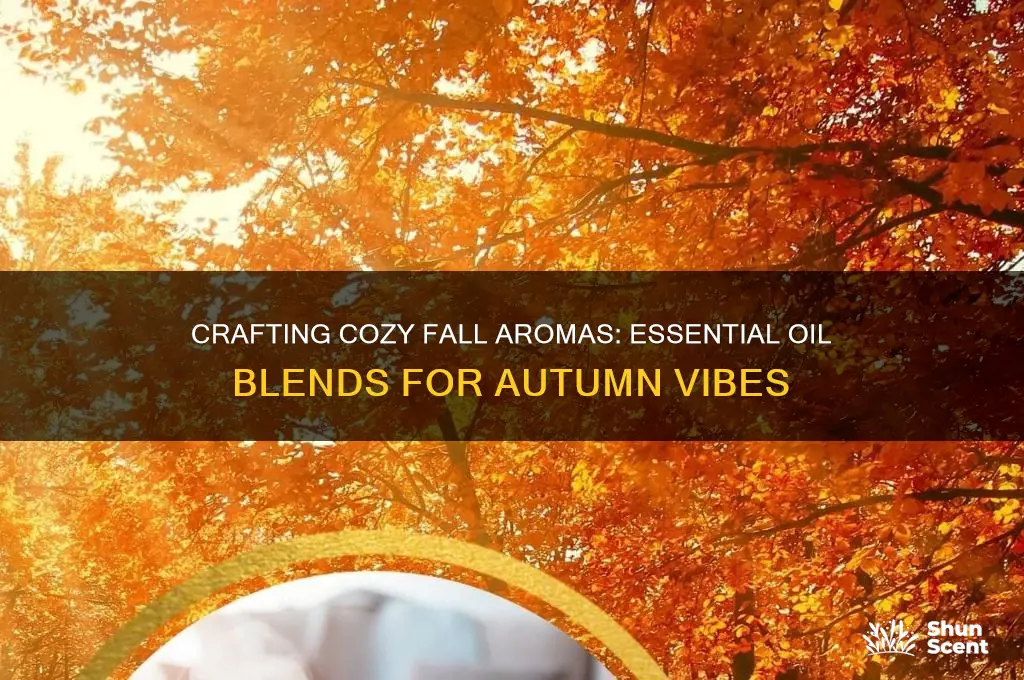 how do you make fall scents with essential oils
