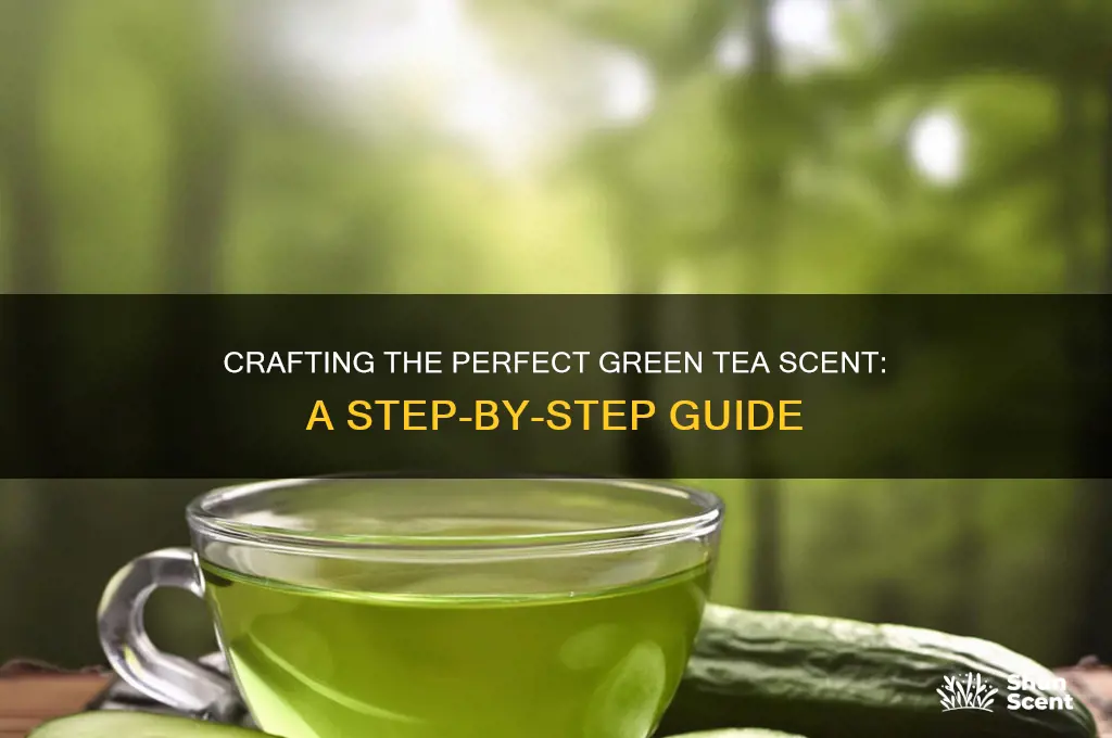 how do you make green tea scent