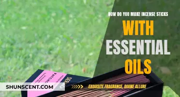 Creating Incense Sticks: Essential Oils for a Fragrant Home