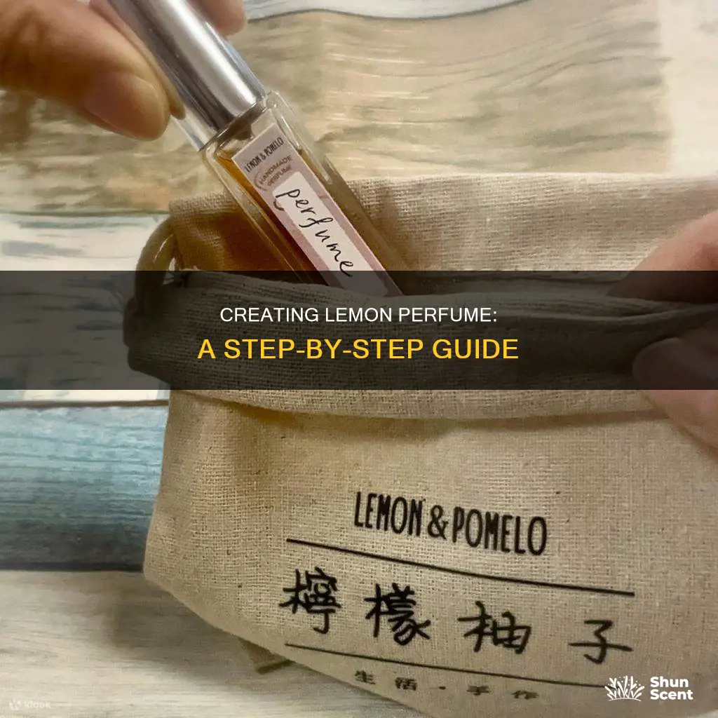 how do you make lemon perfume