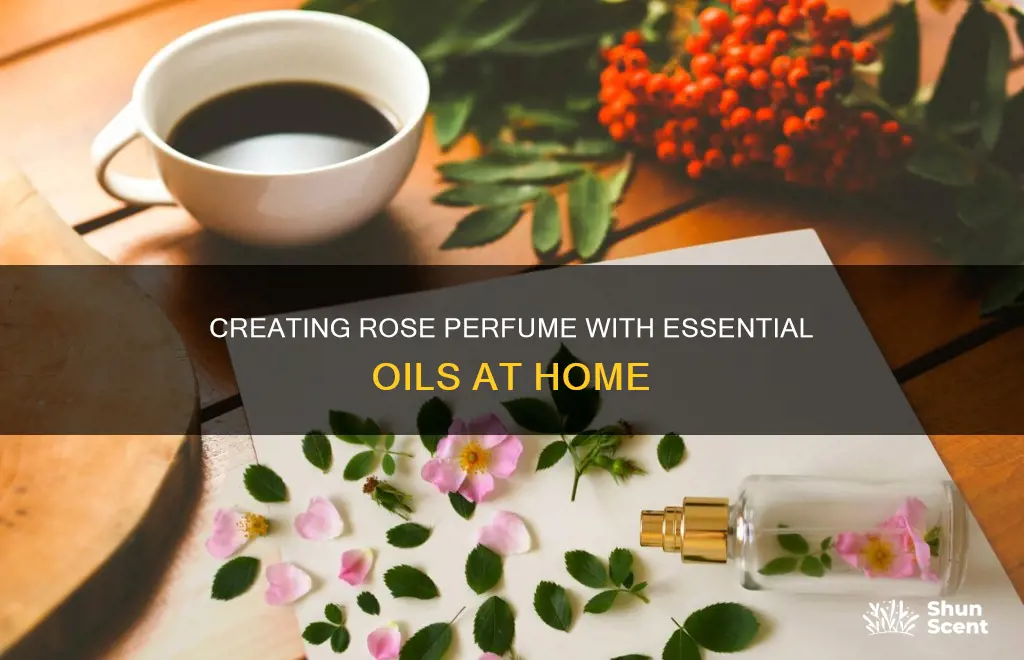 how do you make rose perfume with essential oils