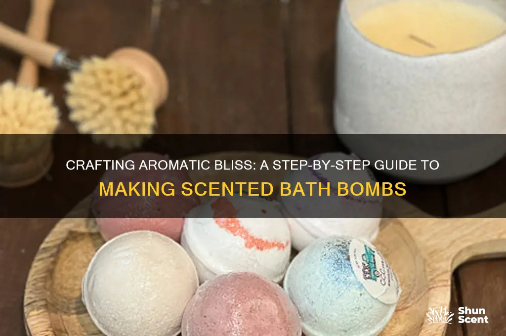 how do you make scented bath bombs