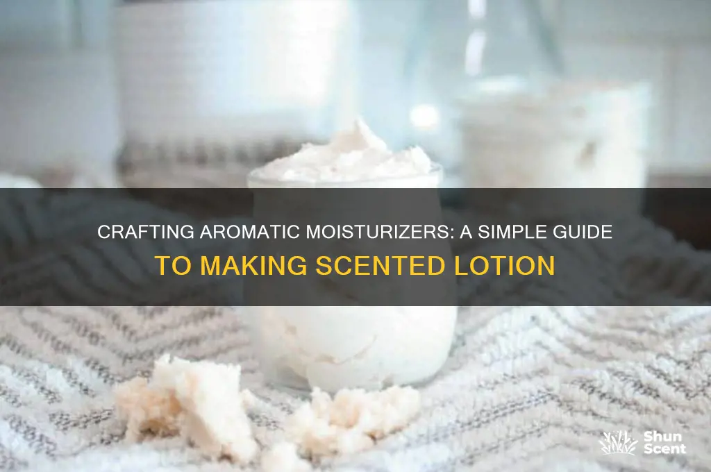 how do you make scented lotion