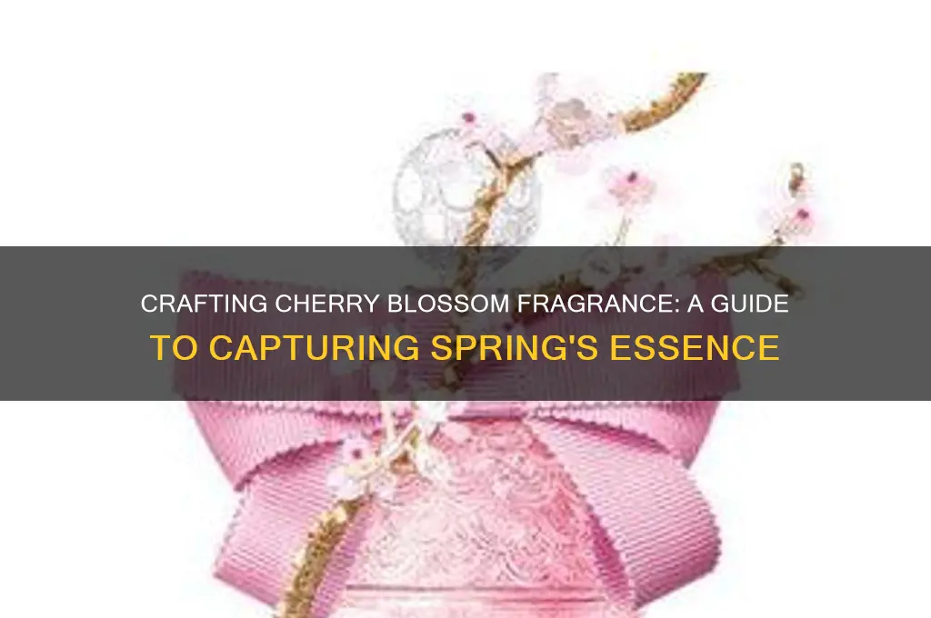 how do you make the scent of cherry blossom