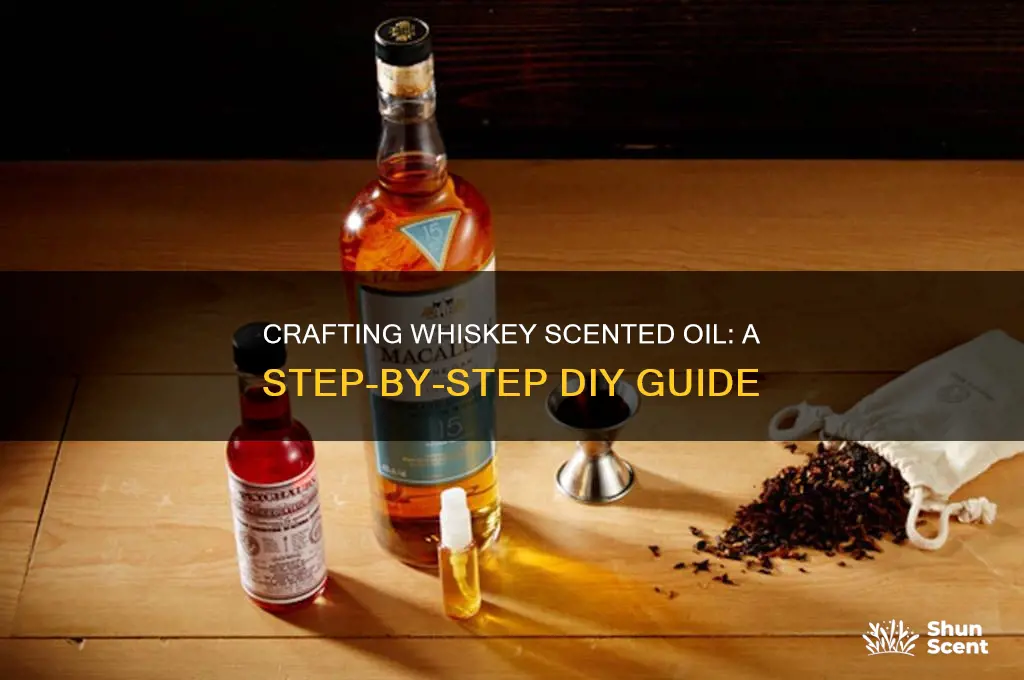 how do you make whiskey scented oil