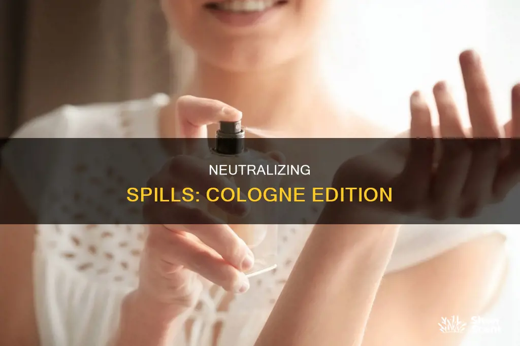 how do you neutealize spilled cologne