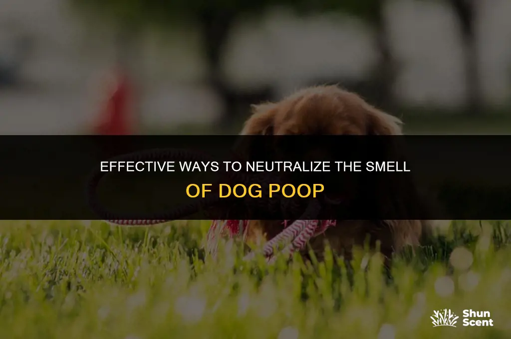 how do you neutralize the smell of dog poop