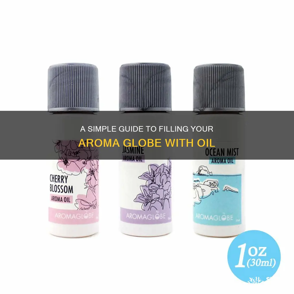 how do you put oil in aroma globe