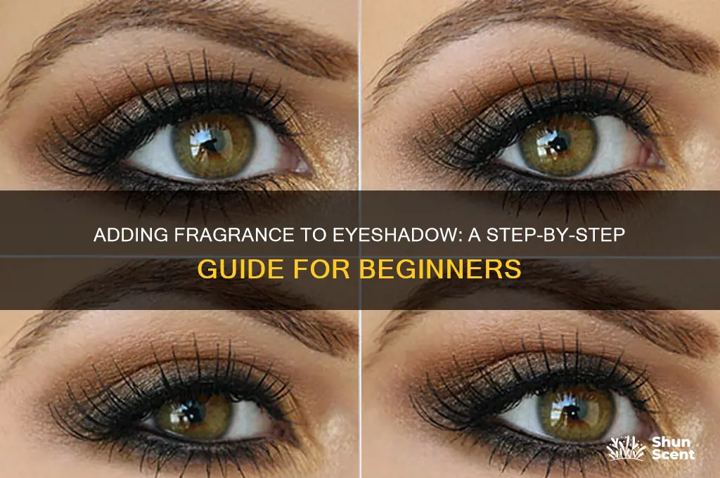 how do you put scent in eyeshadow