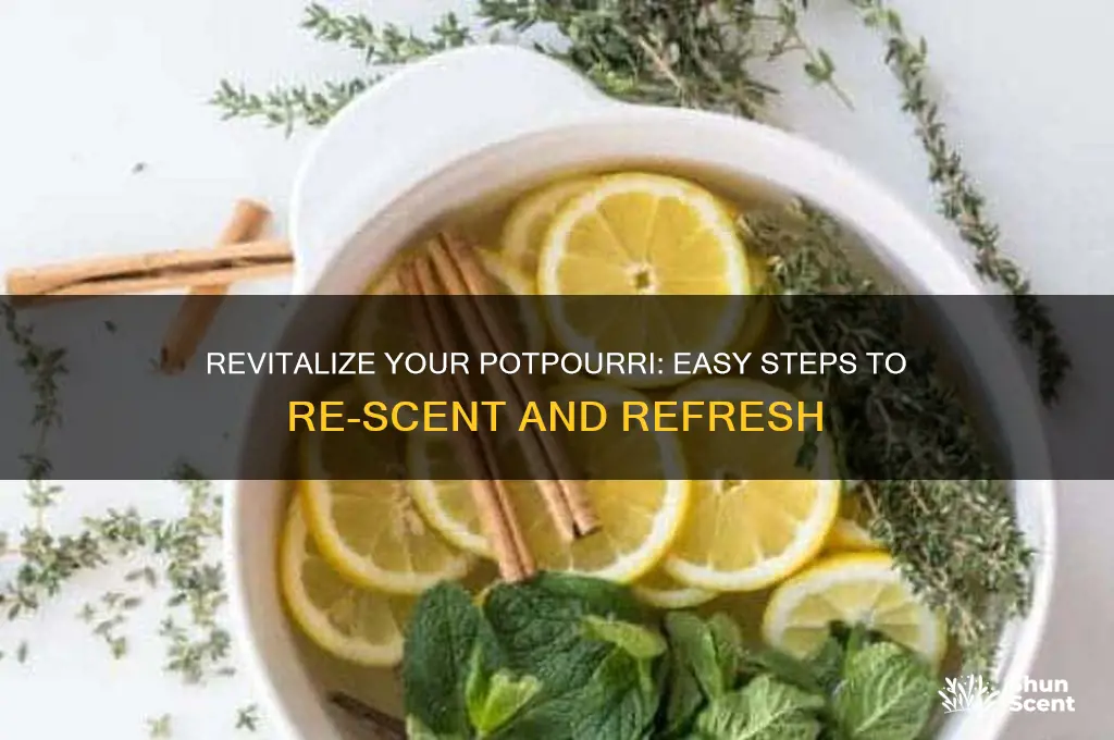 how do you re-scent a potporri