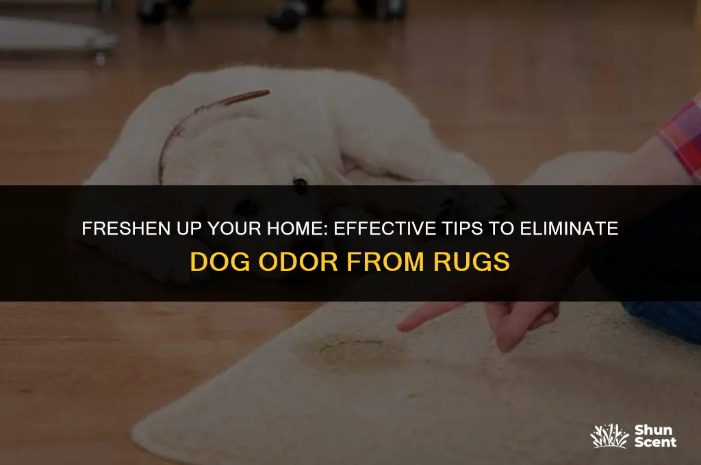 how do you remove dog smell from a rug