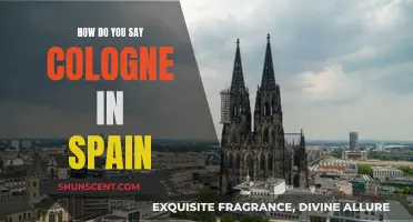 Exploring Fragrances: Saying 'Cologne' in Spain