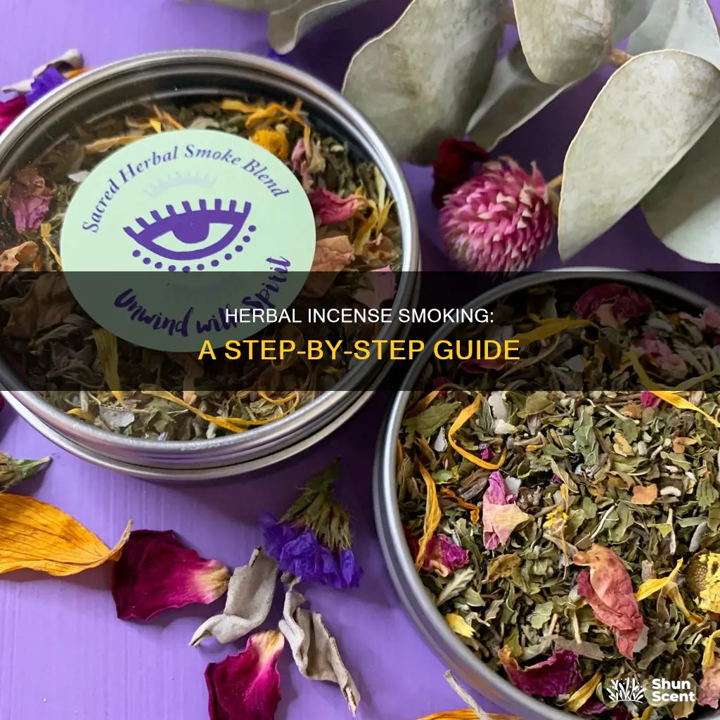 how do you smoke herbal incense