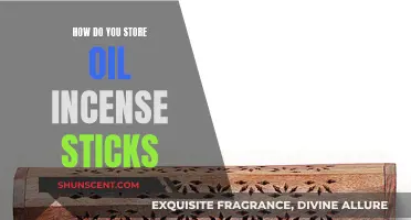 The Best Way to Store Oil Incense Sticks
