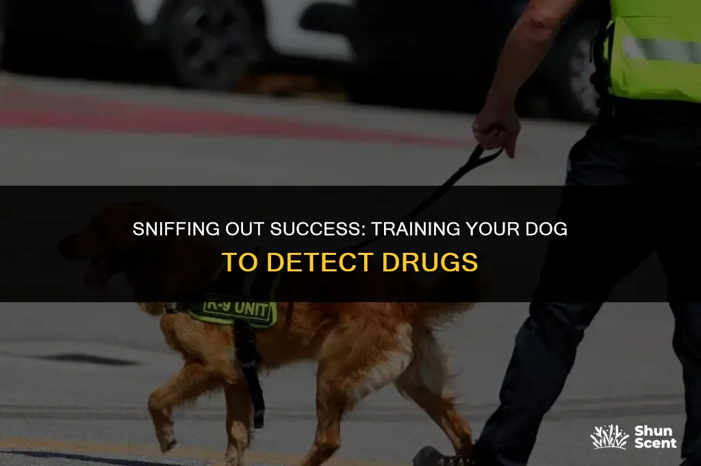 how do you train a dog to smell drugs