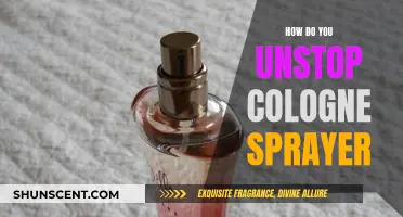 Unblocking Cologne Sprayers: Quick and Easy Fixes