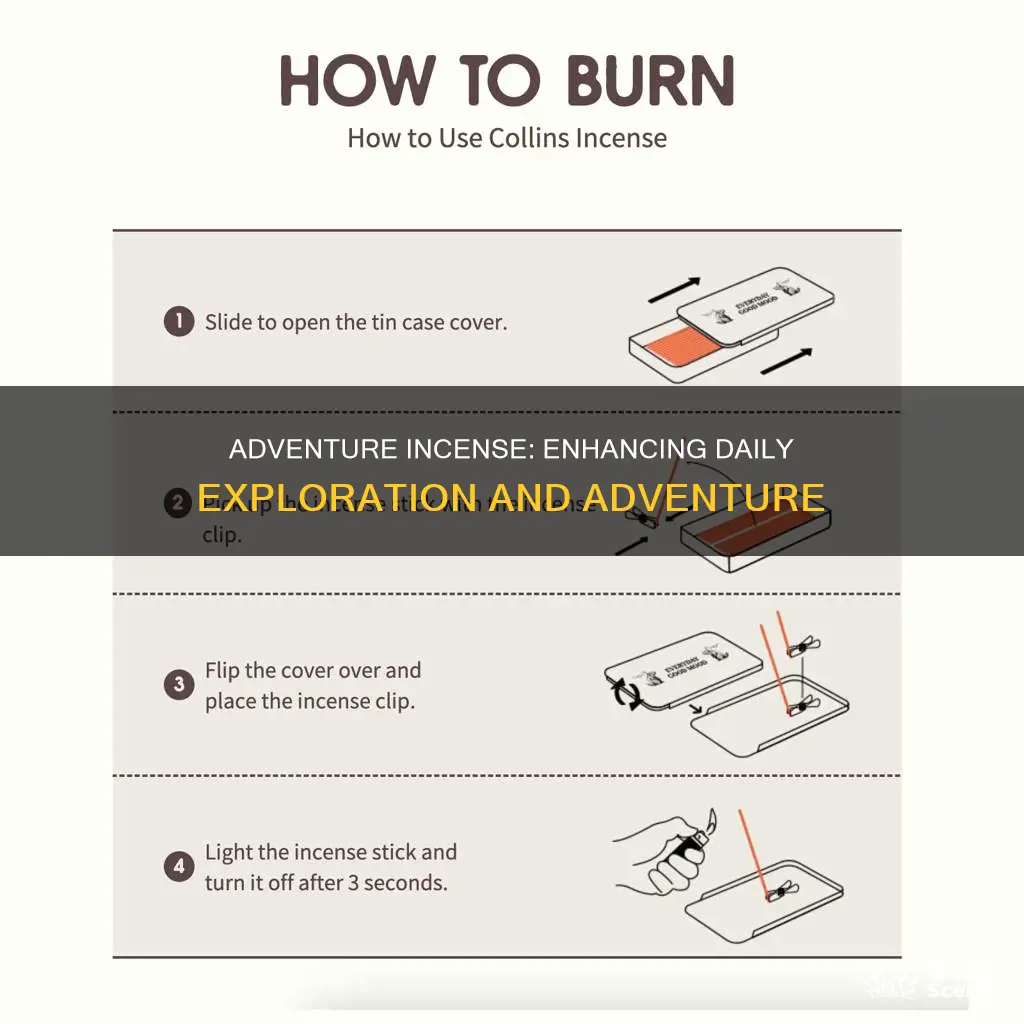 how do you use a daily adventure incense