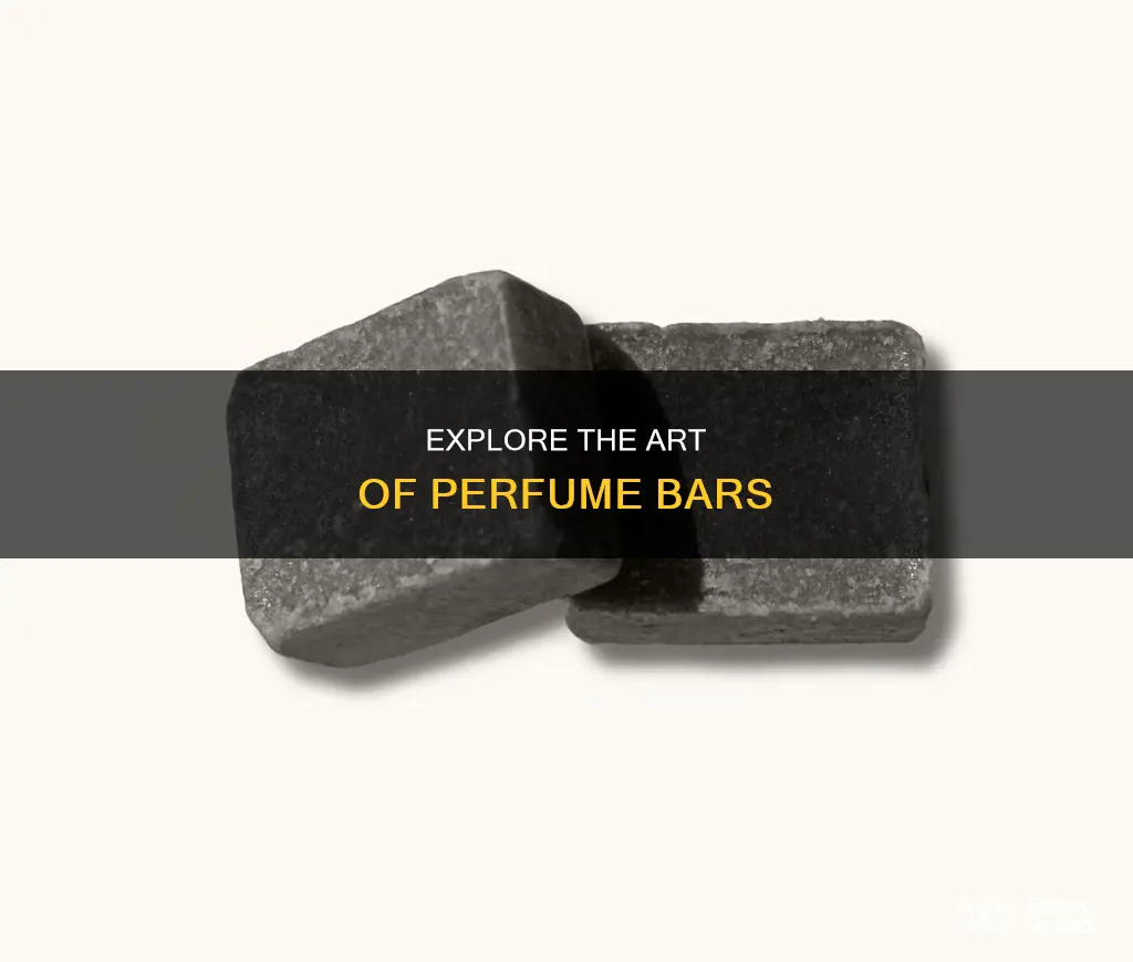 how do you use a perfume bar