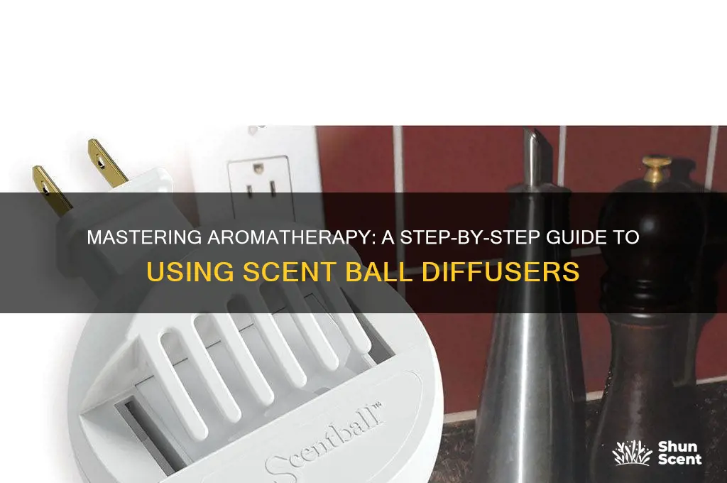 how do you use a scent ball diffuser