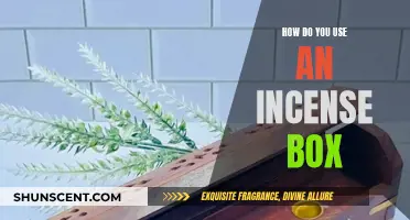 Incense Box: A Beginner's Guide to Usage