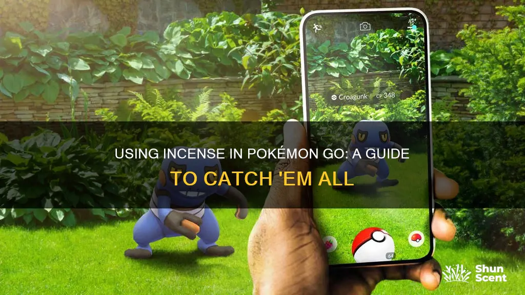 how do you use an incense in pokémon go