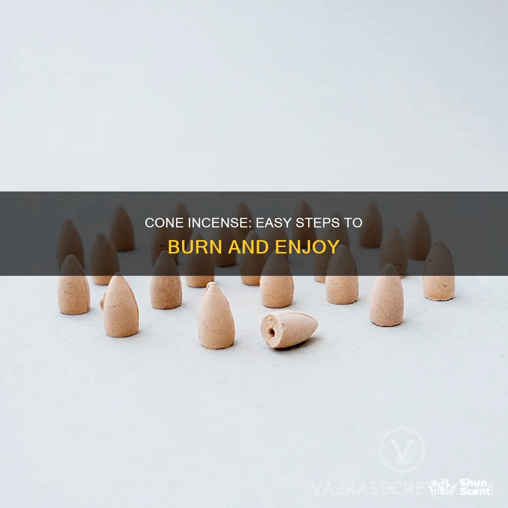 how do you use cone incense