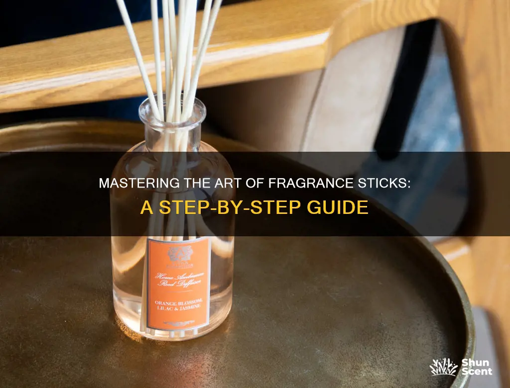 how do you use fragrance sticks