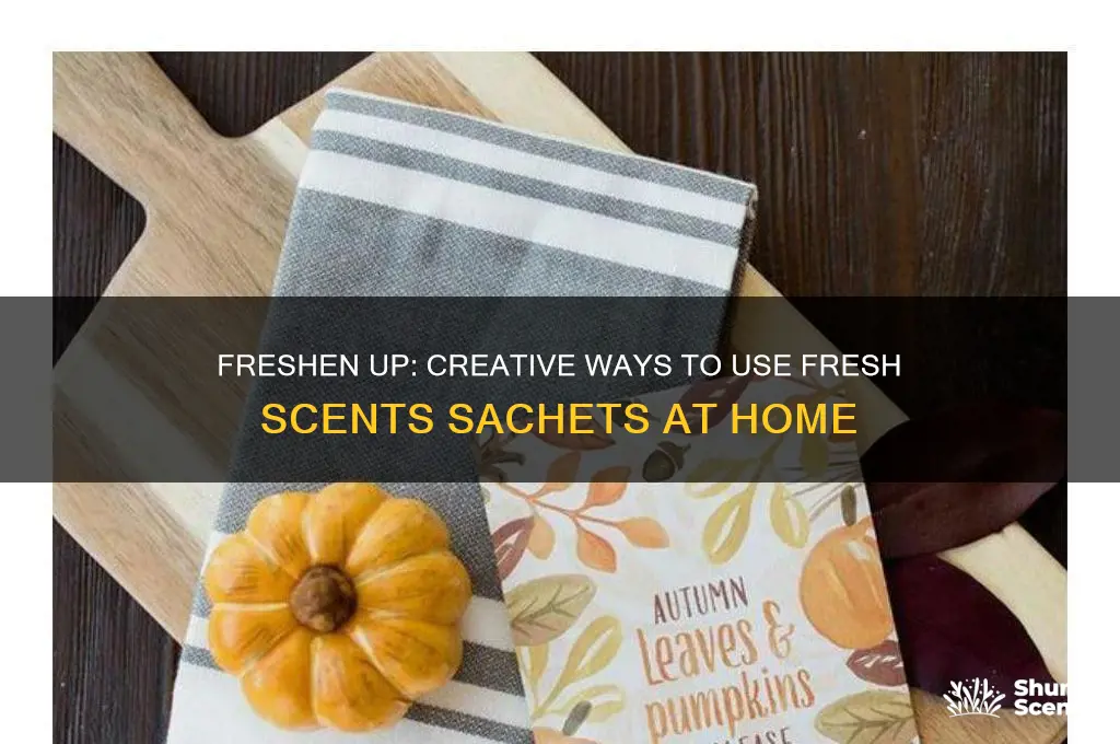 how do you use fresh scents sachets