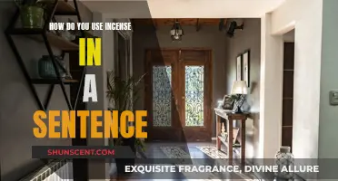 Incense Usage: Crafting a Fragrant Sentence
