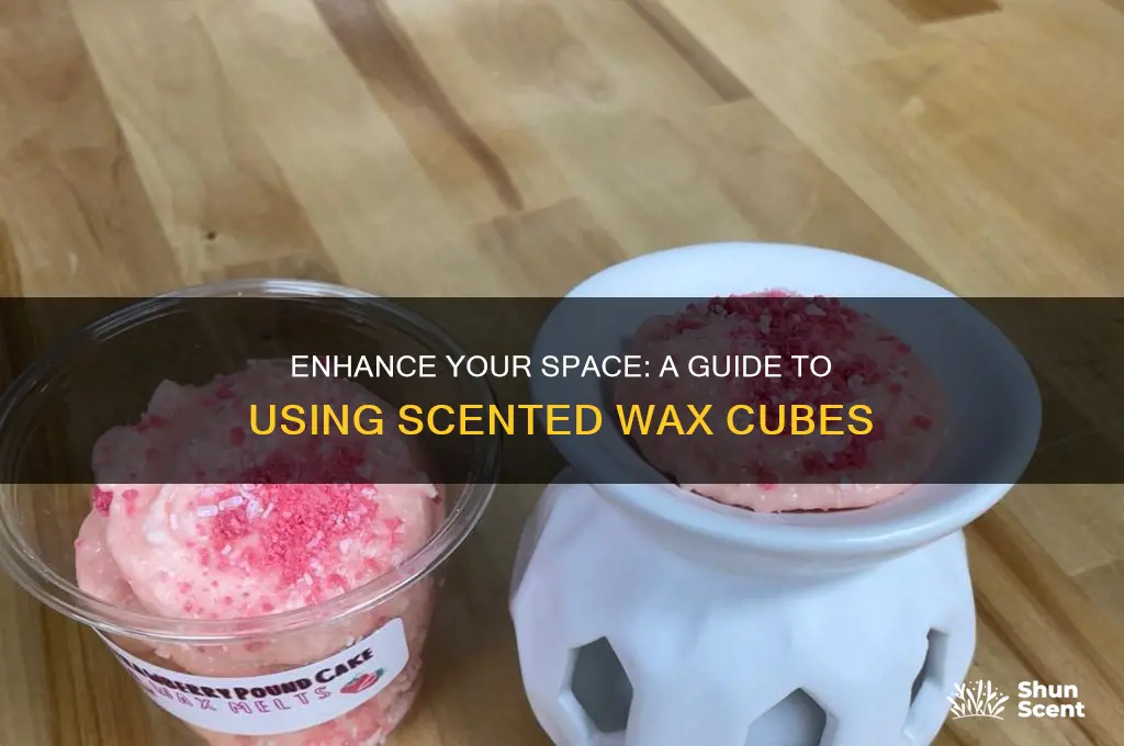 how do you use scented wax cubes