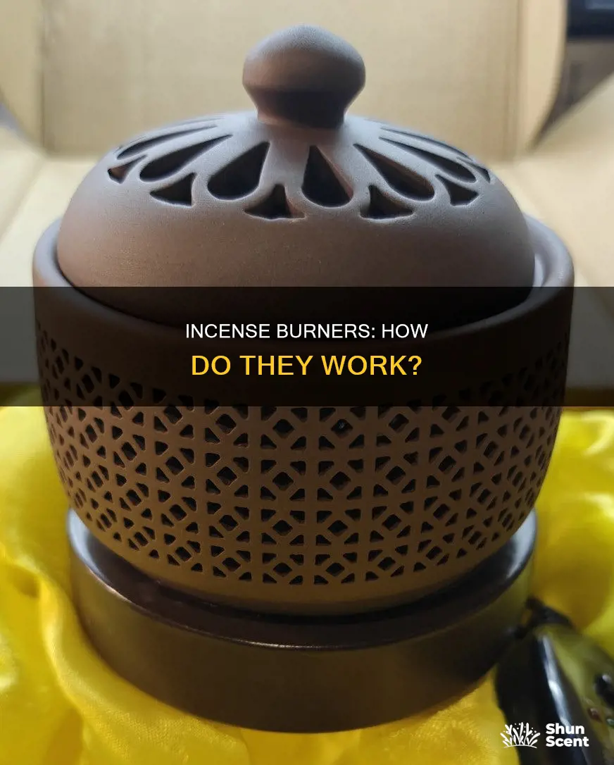 how does a incense burner work