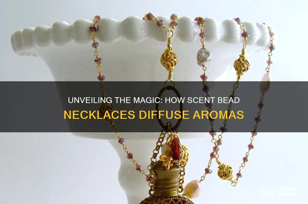 how does a scent bead necklace work