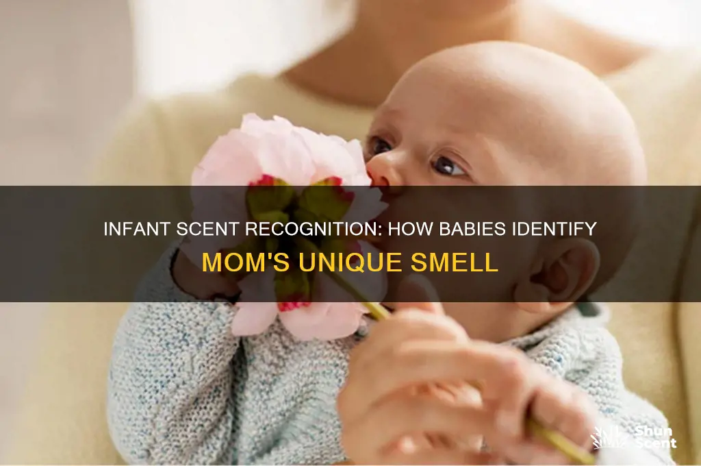 how does an infant recognize their mothers scent