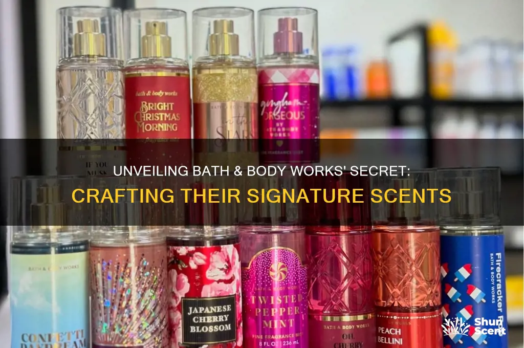 how does bath and body works make their scents
