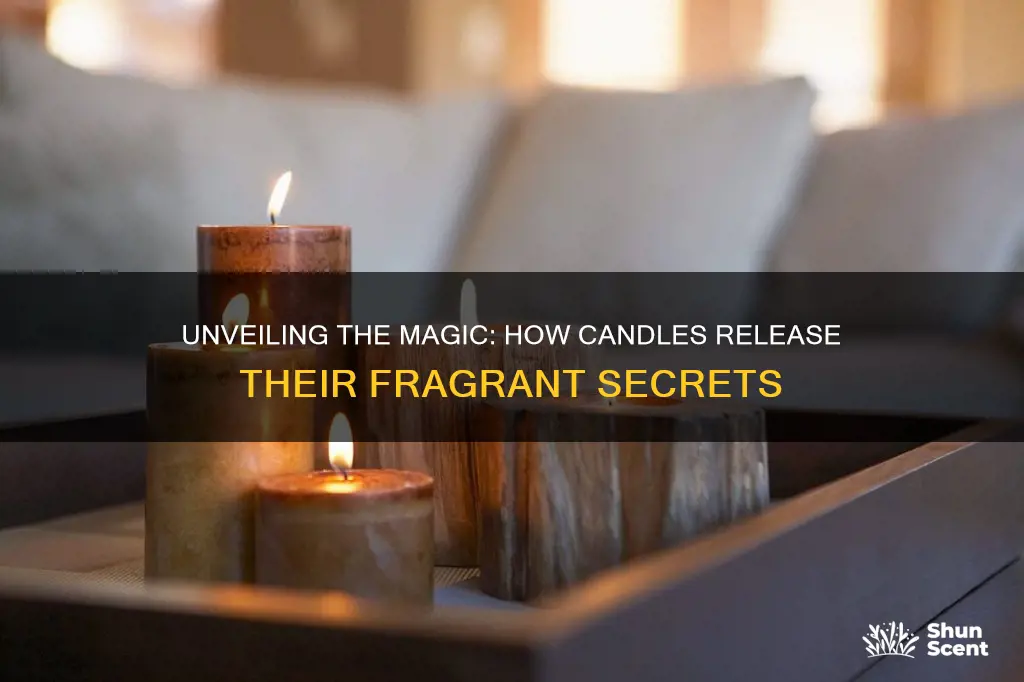 how does burning candle release its fragrance