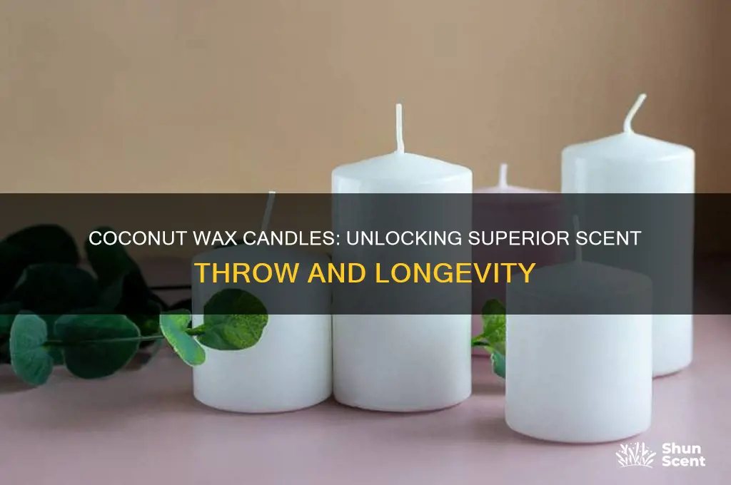 how does coconut wax scent throw for candles