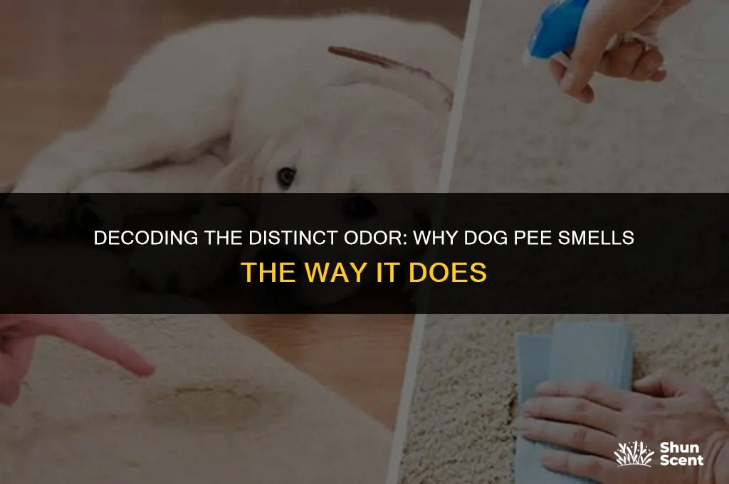 how does dog pee smell