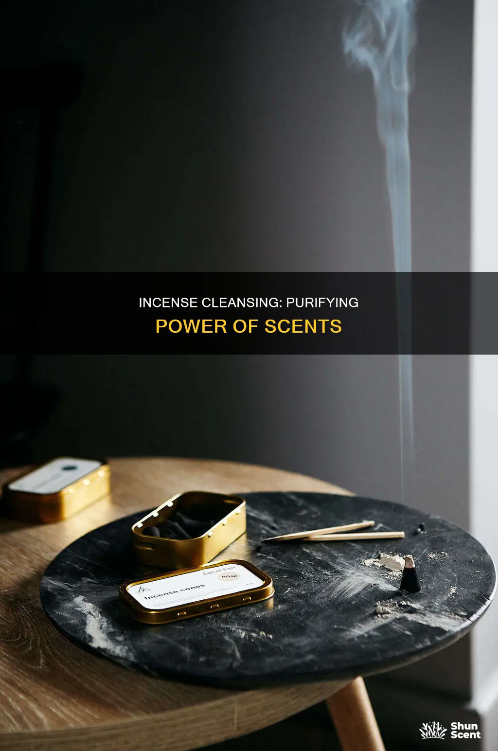 how does incense cleanse