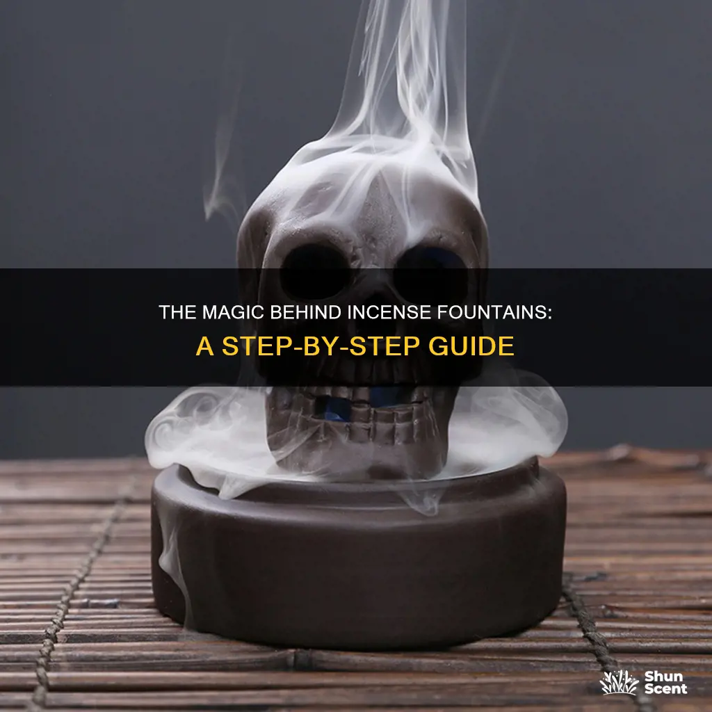 how does incense fountain work