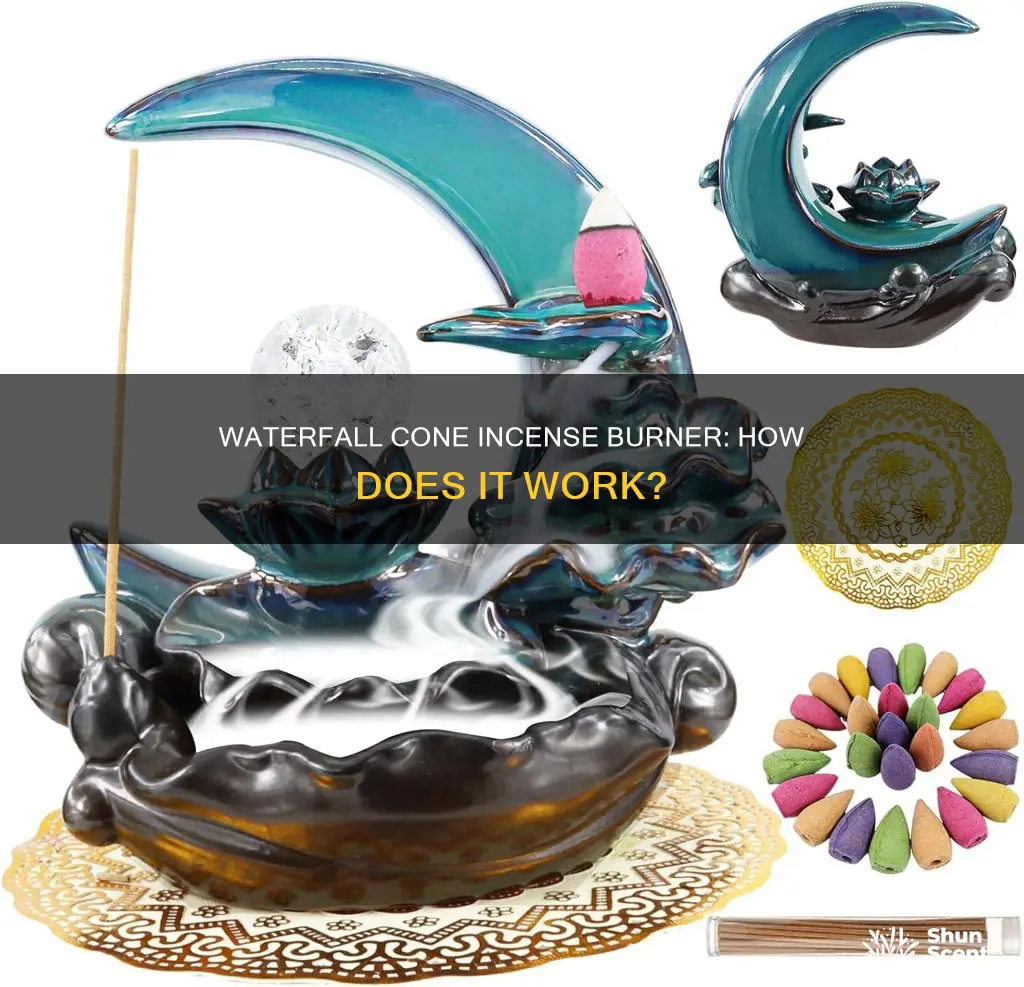 how does it work cascading waterfall cone incense burner