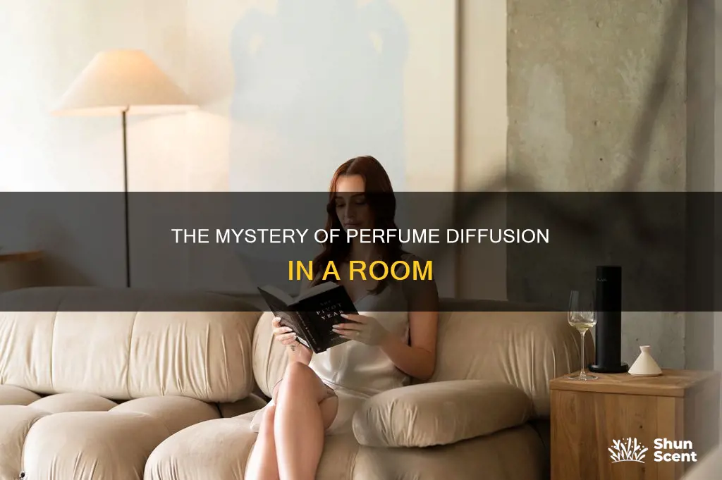 how does perfume spread around a room