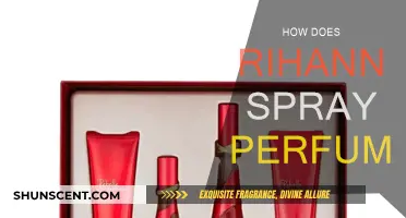 Rihanna's Unique Perfume Application Technique