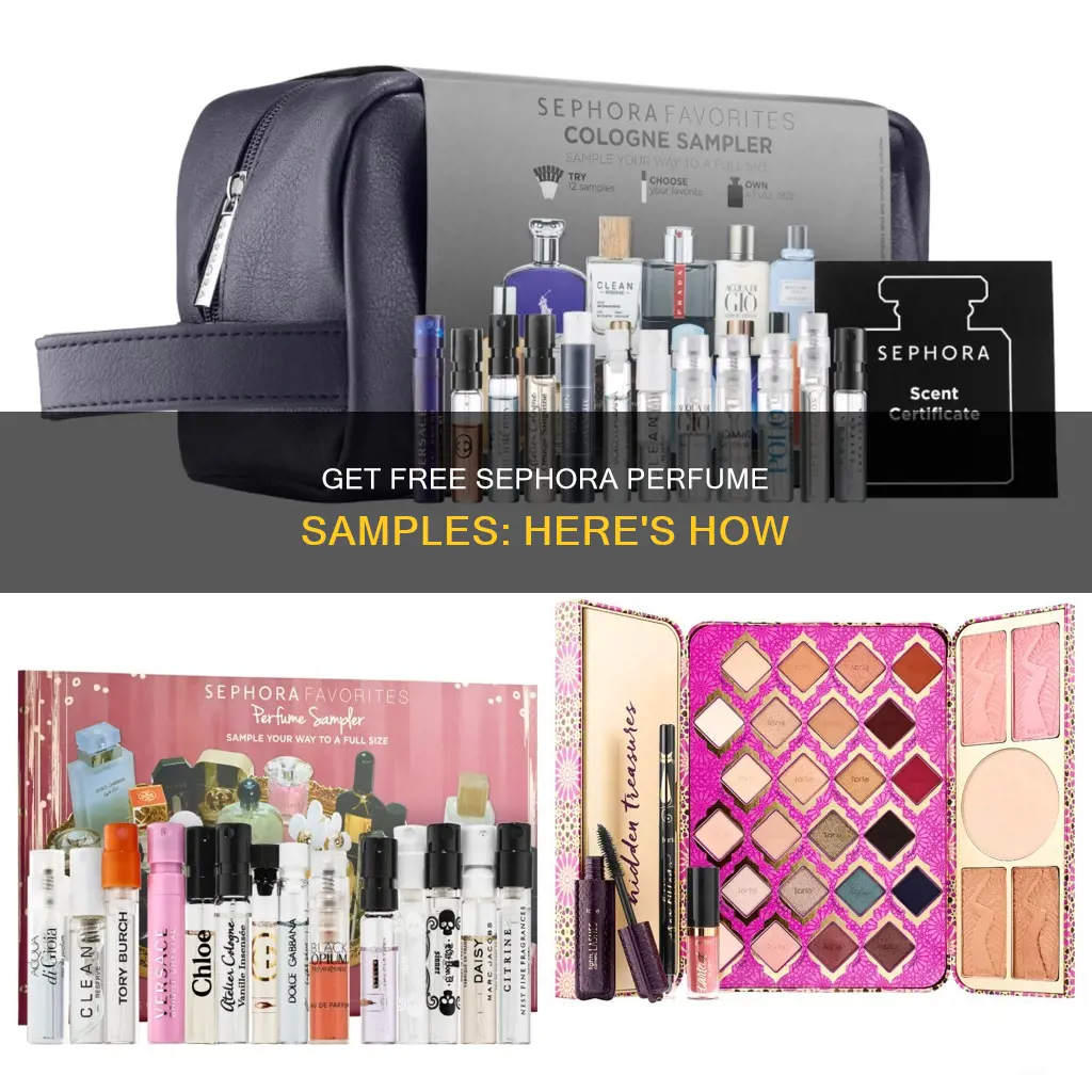how does sephora give you a perfume samples