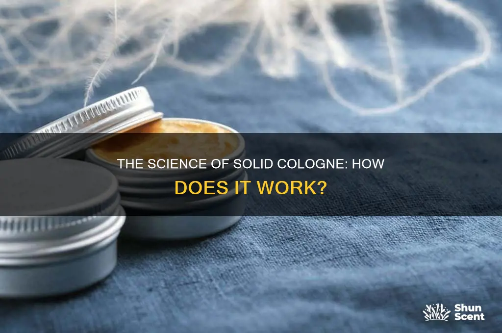 how does solid cologne work