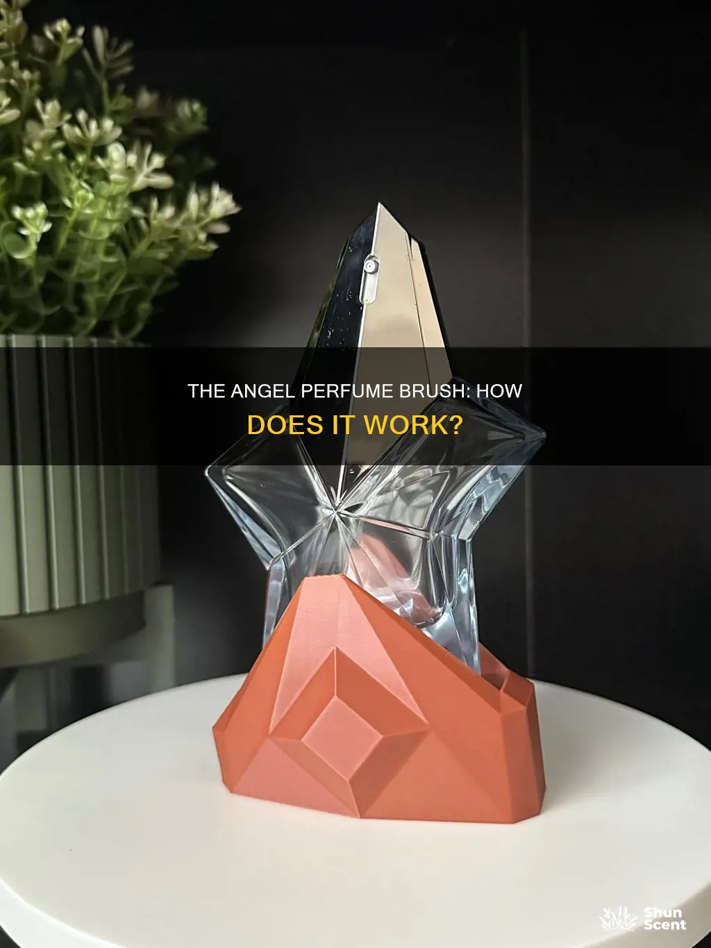 how does the angel perfume brush work