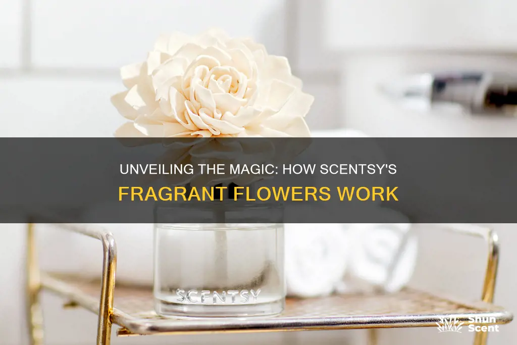 how does the scentsy fragrance flower work