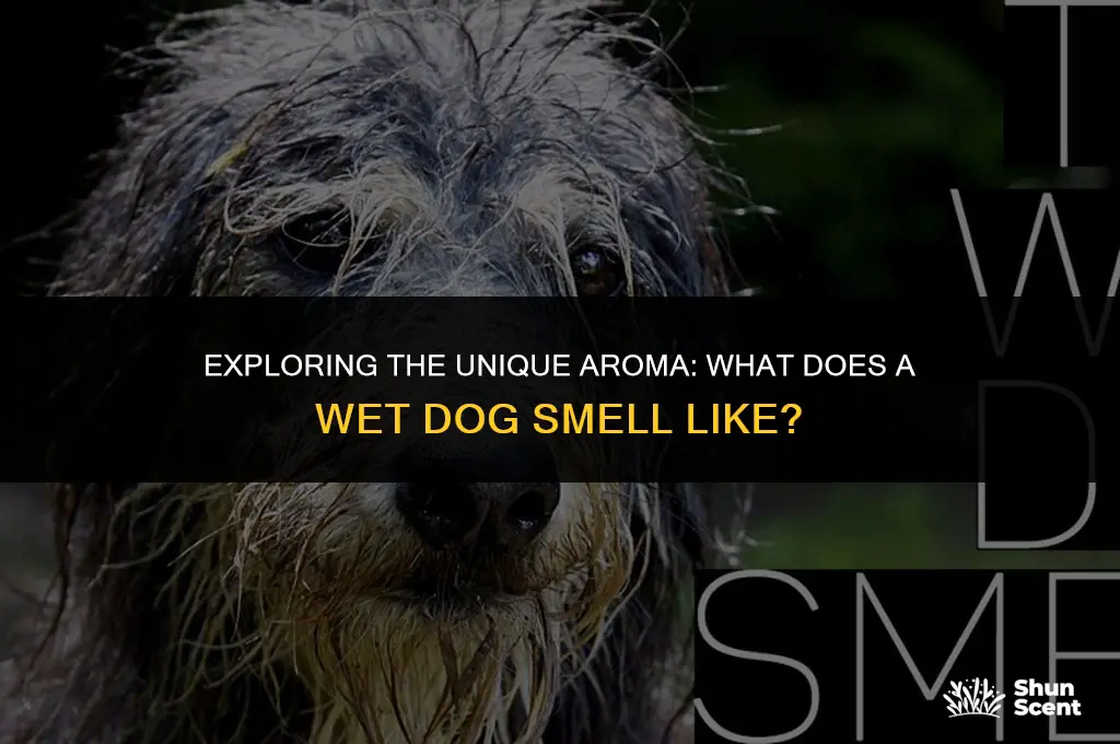 how does wet dog smell like